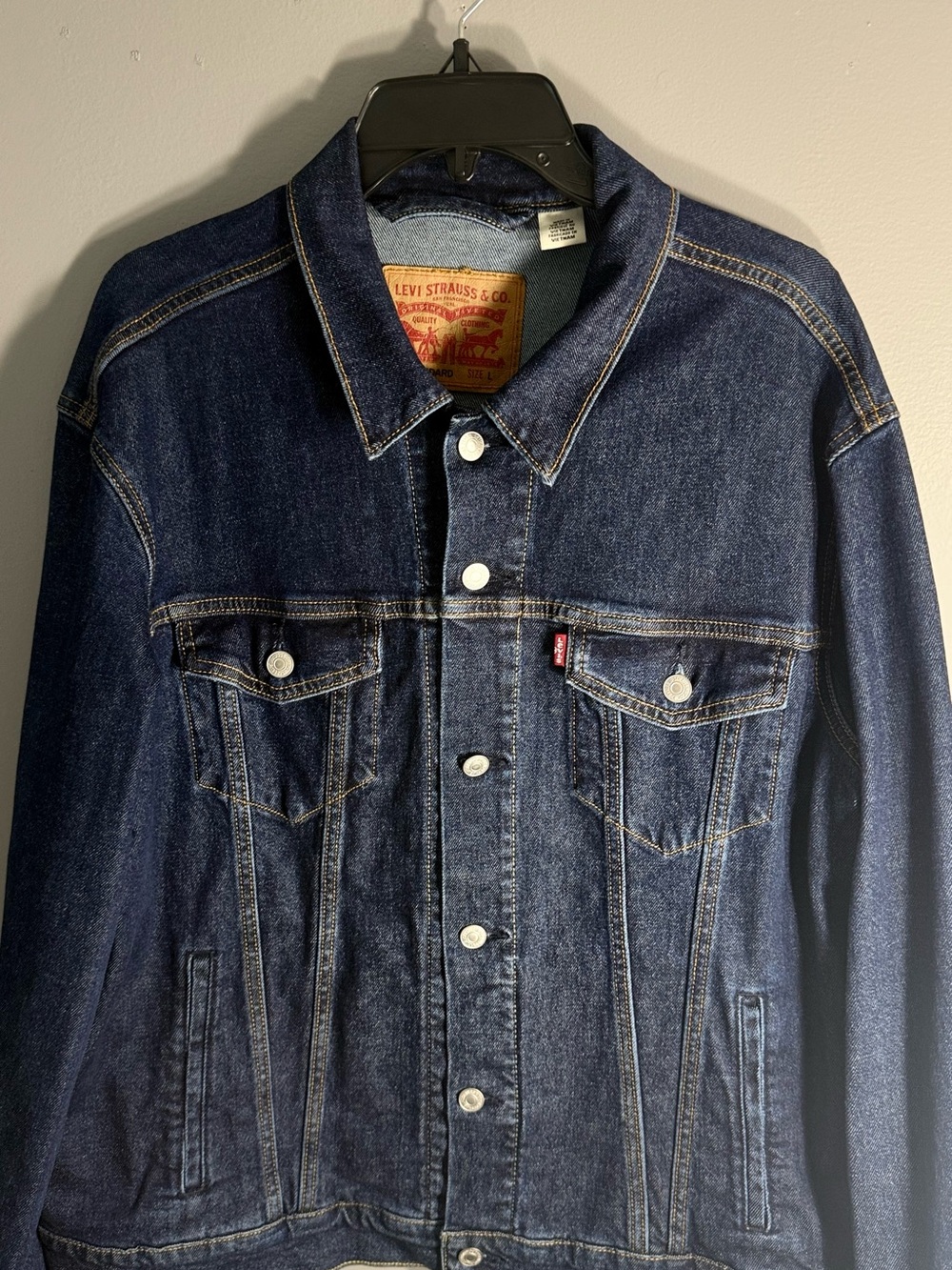Levi's Dark Blue Denim Trucker Jacket
